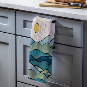 Kitchen & Entertaining Kitchen Linens | Plow & Hearth Landscape Gesture Quick Dry Kitchen Towel, 18" X 30"