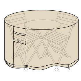  Limpeza externa | Capa para mesa e cadeiras de café Plow & Hearth Deluxe