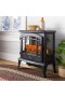  Caminetti e stufe elettriche Fireplace & Hearth | Riscaldatore per stufa a infrarossi al quarzo panoramico Plow & Hearth