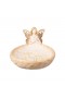  Accenti decorativi per la vita in interni | Piatto decorativo in ceramica Plow & Hearth Floral Angel, 8,5"