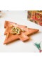  Accenti decorativi per la vita d'interni | Vassoio per albero di Natale in legno intagliato Plow & Hearth