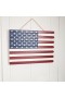  Arte murale per interni | Plow & Hearth Classic American Flag Wall Art in legno