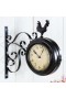  Arte murale per interni | Orologio e termometro da esterno a forma di gallo Plow & Hearth