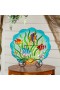 Bagni per uccelli da esterno | Bagno per uccelli in vetro Plow & Hearth da 18", Sea Life