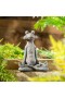  Statue da giardino per esterni | Statua in resina a forma di rana yoga Plow & Hearth, altezza 13"
