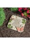  Percorsi e pietre per la vita all'aperto | Ara e focolare le nostre farfalle che amiamo Pietra commemorativa da giardino
