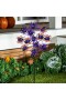  Accenti solari per esterni | Picchetto da giardino Plow & Hearth Web Of Spiders con effetto luce solare