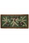  Tappeti e zerbini Tappeti all'uncinetto | Tappeto in lana lavorato a mano con pigne Plow & Hearth, 2' X 4'