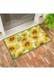  Tappeti e zerbini Tappeti ad uncinetto | Plow & Hearth Tappeto decorativo in polipropilene ad uncinetto con motivo a girasole per interni/esterni 24"X42"