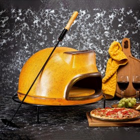  Forni per pizza con camino e focolare | Forno per pizza Plow & Hearth Talavera Florencia