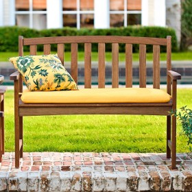  Panche per esterni | Panca in legno di eucalipto Lancaster di Plow & Hearth