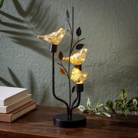  Accenti decorativi per interni | Decorazione da tavolo in metallo a forma di uccello Plow & Hearth, altezza 16,8"