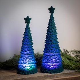  Accenti decorativi per interni | Albero di Natale illuminato con stelle Plow & Hearth