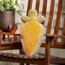 Cuscini decorativi per interni | Cuscino a forma di carota Plow & Hearth, altezza 20"