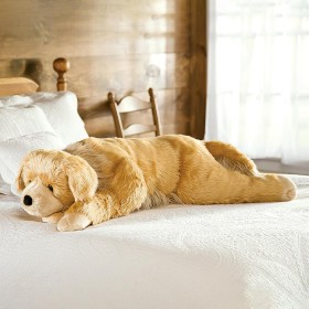  Cuscini decorativi per interni | Cuscino di peluche a forma di Golden Retriever di Plow & Hearth