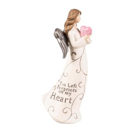  Vasi e fioriere per interni | Decorazione da tavolo in resina a forma di angelo commemorativo per animali domestici Plow & Hearth, 9"