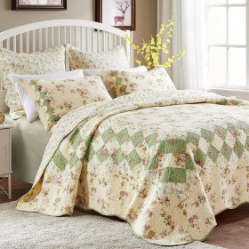  Trapunte e copriletti per interni | Set di biancheria da letto trapuntata Dorothy Plow & Hearth, matrimoniale