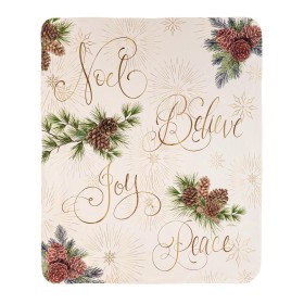  Plaid e coperte per interni | Plaid in pile Sherpa color pino Plow & Hearth Holiday