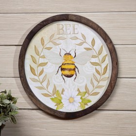  Arte murale per interni | Plow & Hearth Mango Wood Bumblebee Wall Art