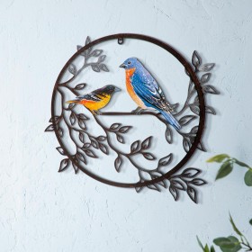  Decorazione murale per interni | Decorazione murale con albero in metallo con aratro e focolare e cardinali