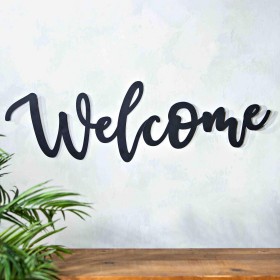  Arte murale per interni | Cartello di benvenuto in stile Plow & Hearth