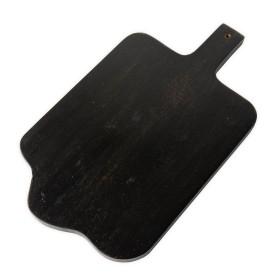  Taglieri e taglieri per cucina e intrattenimento | Tagliere rustico in legno di mango Plow & Hearth, nero