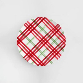  Piatti e vassoi per cucina e intrattenimento | Piatto da insalata in melamina Plow & Hearth da 8,5", Holiday Greenhouse