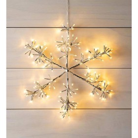  Illuminazione Accenti Luminosi | Decorazione Fiocco di Neve Illuminato Elettrificato per Interni/Esterni Plow & Hearth