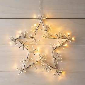  Illuminazione Accenti Luminosi | Decorazione Natalizia a Stella Elettrica Illuminata per Interni/Esterni Plow & Hearth