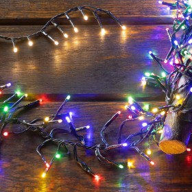 Catena luminosa | Luci elettriche per interni/esterni Plow & Hearth con 1128 LED multicolore; 32 l
