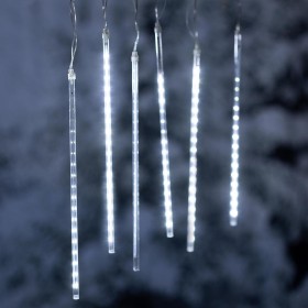  Luci a catena | Luci elettriche per interni/esterni Plow & Hearth con LED bianco freddo