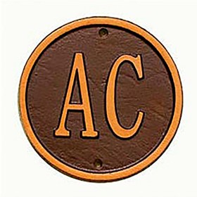  Cartelli stradali e targhe da parete per esterni | Targa da parete di benvenuto personalizzata in alluminio pressofuso Plow & Hearth in pino