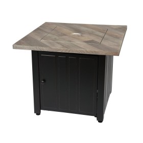  Bracieri per esterni | Braciere a gas GPL Bayhill per esterni Plow & Hearth con mensola in resina stampata, 30"