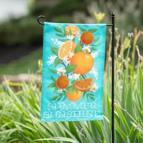 Bandiere da giardino per esterni | Bandiera da giardino in lino Summer Sunshine di Plow & Hearth