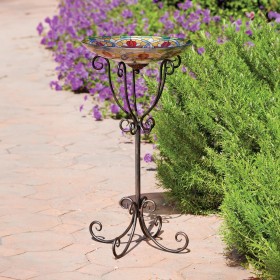  Sfere da giardino per esterni | Supporto versatile in metallo a spirale Plow & Hearth