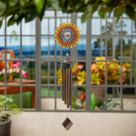  Campanelli eolici e mobili per esterni | Campanelli eolici a forma di girasole Plow & Hearth