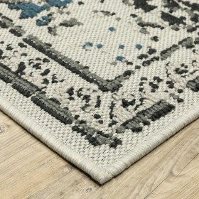  Tappeti e zerbini | Tappeto in polipropilene Plow & Hearth York Traditional Medallion per interni/esterni, 5'3" X 7'3"