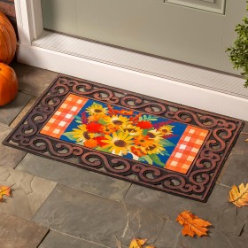  Tappeti e zerbini | Tappetino per interruttori Plow & Hearth Fall Floral Bouquet Sassafras