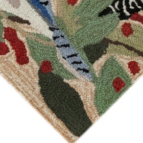  Tappeti e zerbini | Tappeto da interno/esterno in misto sintetico Plow & Hearth con motivo a uccelli, 24" X 60"