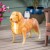  Tavolini decorativi | Tavolo in metallo fatto a mano Plow & Hearth con raffigurazione di Golden Retriever