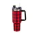  Tazze da viaggio per cucina e intrattenimento | Tazza Canyon Plow & Hearth Red Buffalo Check, doppia parete in acciaio inossidabile con cannuccia, 40 once, confezione regalo