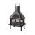  Bracieri per esterni | Plow & Hearth Black Outdoor Firehouse
