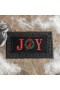  Tepper og dørmatter Utskiftbare matter | Plow & Hearth Joy To The World Wreath Sassafras Switch Mat