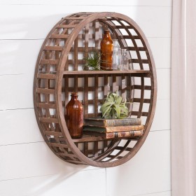  Møbelbokhyller og vegghyller | Plow & Hearth vevd oval vegghylle