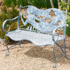  Møbler Utendørsbenker | Plow & Hearth Mermaid Metallbenk
