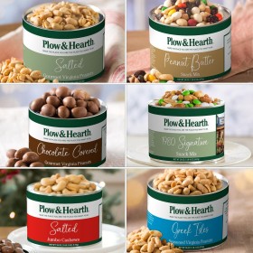  Kjøkken og underholdning Gourmetsnacks og nøtter | Plow & Hearth Månedens nøtter-klubb: Seks måneder med nøtter levert fra desember til mai