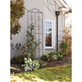  Utendørslivsperler og espalierer | Plow & Hearth Montebello metall høyt hageespalier