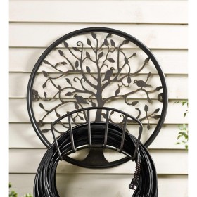  Utendørs hageverktøy og rekvisita | Plog og peis Tree Of Life metallslangeholder