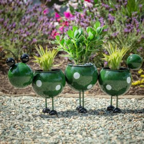  Utendørs planter og plantestativer | Plow & Hearth metalllarveplantekasse