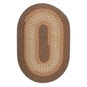  Tepper og dørmatter | Plow & Hearth USA-laget ullflettet Virginia-teppe, 18 x 23 cm